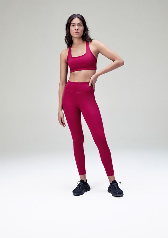 Foto do produto: Calça Legging Esportiva Feminina Com Fio LYCRA® - Rosa