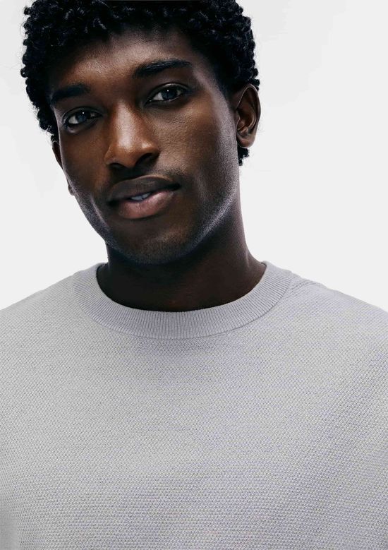 Foto do produto: Suéter Masculino Regular Em Tricô - Cinza