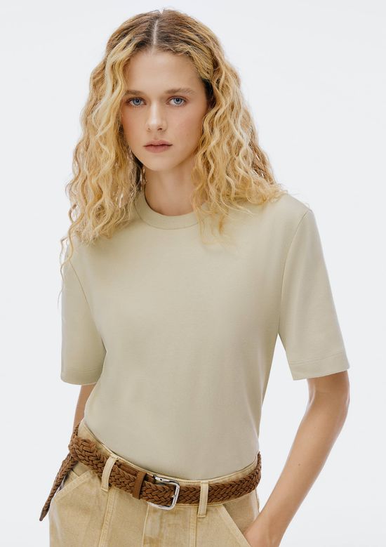 Foto do produto: Camiseta Básica Feminina Manga Curta Mid - Verde