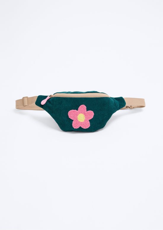 Foto do produto: Pochete Infantil Unissex Veludo Cotelê - Verde