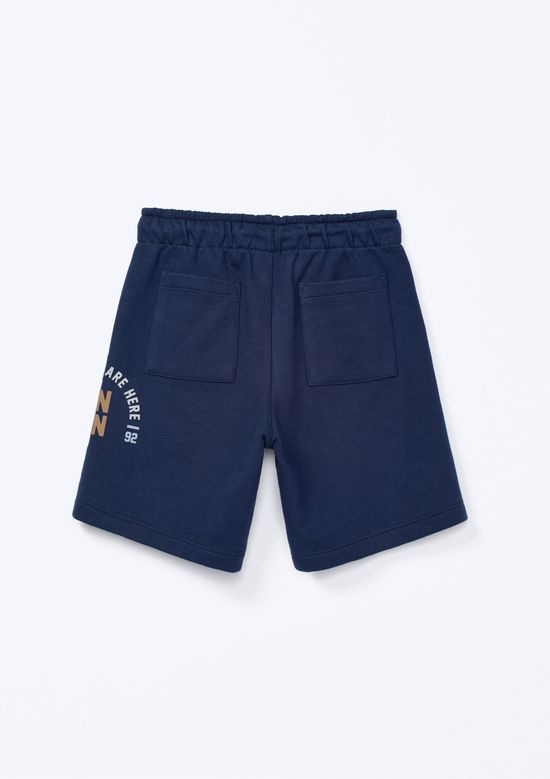 Foto do produto: Bermuda Infantil Menino Reta Estampada - Azul