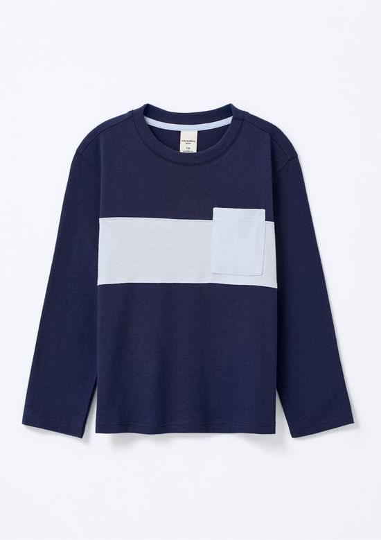 Foto do produto: Camiseta Infantil Menino Comfort Recorte Frontal - Azul