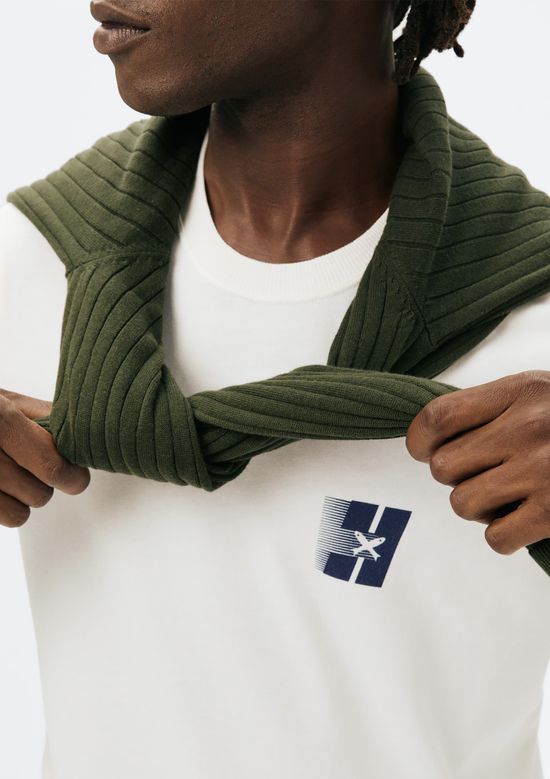 Foto do produto: Camiseta Masculina Comfort Estampada - Off white
