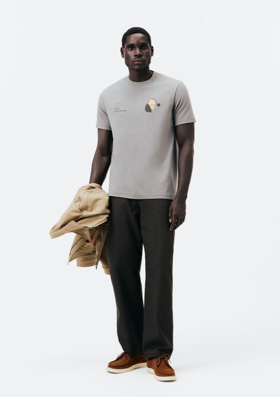 Foto do produto: Camiseta Masculina Comfort Super Cotton Estampada - Cinza