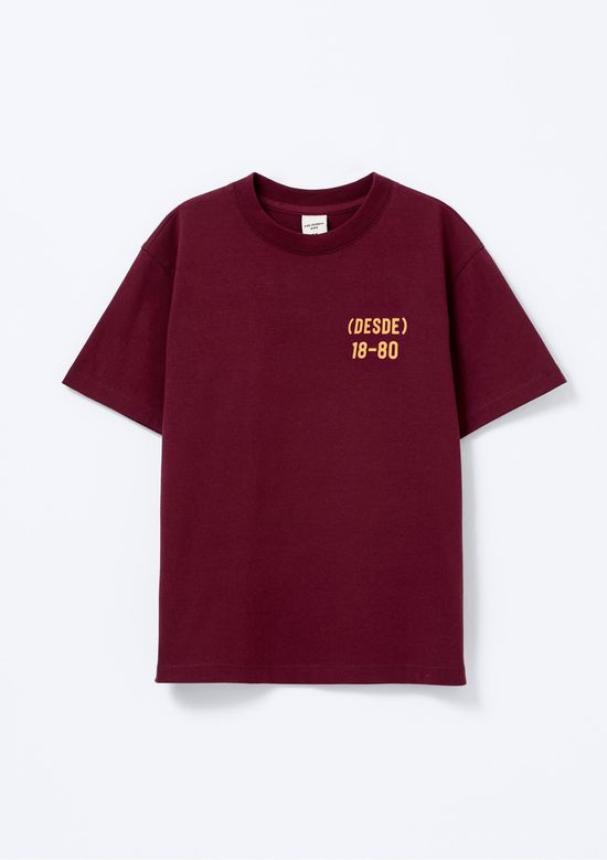 Foto do produto: Camiseta Oversized Infantil Menino Estampada - Vinho
