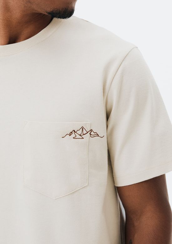 Foto do produto: Camiseta Masculina Comfort Super Cotton Com Estampa - Bege