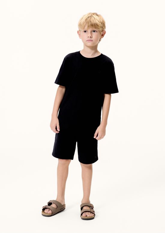 Foto do produto: Bermuda Básica Infantil Menino Em Moletom - Preto