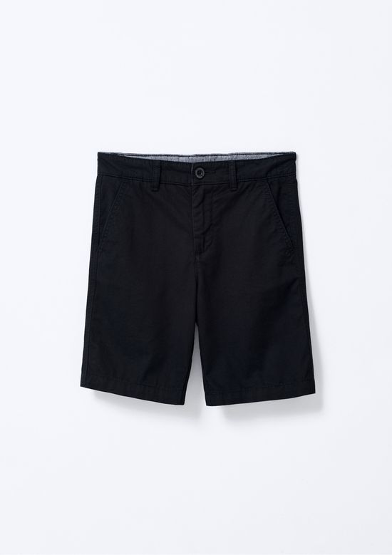 Foto do produto: Bermuda Básica Infantil Menino Chino - Preto