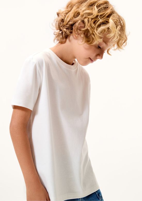 Foto do produto: Camiseta Super Cotton Infantil Menino - Off white