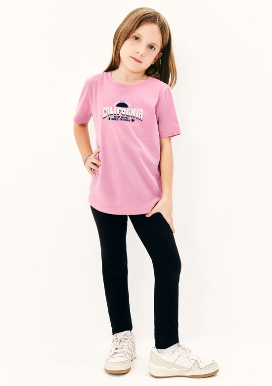 Foto do produto: Calça Legging Básica Infantil Menina Tradicional - Preto