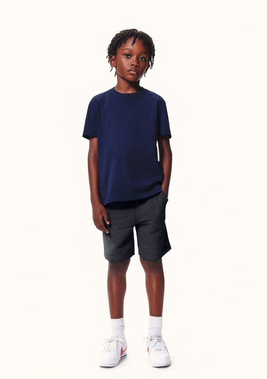 Foto do produto: Bermuda Básica Infantil Menino Em Moletom - Cinza
