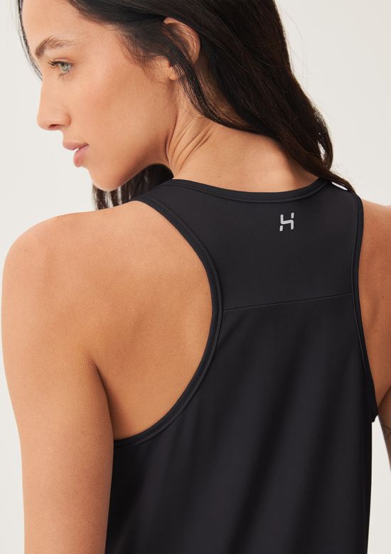 Foto do produto: Regata Esportiva Feminina Nadador Proteção UV - Preto