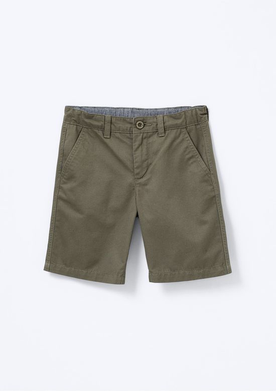 Foto do produto: Bermuda Básica Infantil Menino Chino - Verde