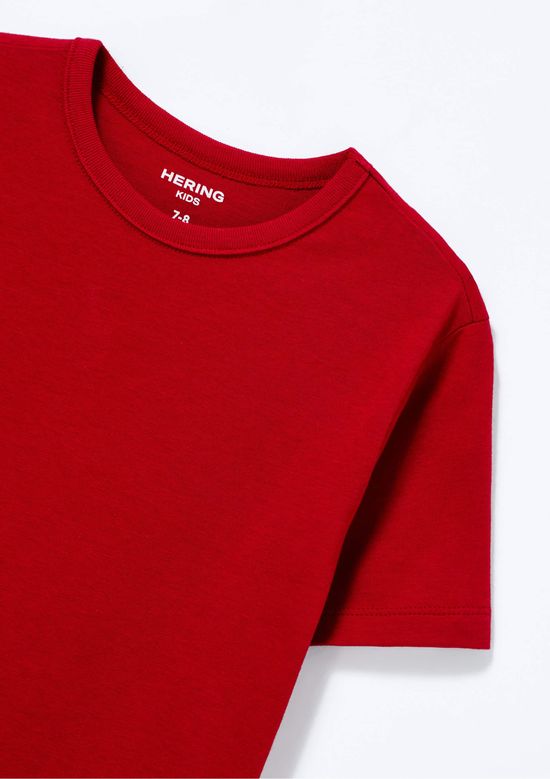 Foto do produto: Camiseta Básica Infantil Unissex Regular - Vermelho