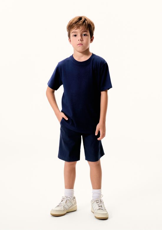 Foto do produto: Bermuda Básica Infantil Menino Chino - Azul