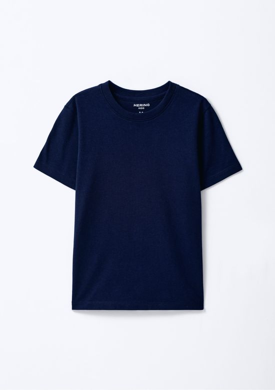 Foto do produto: Camiseta Básica Infantil Menino Manga Curta Slim - Azul