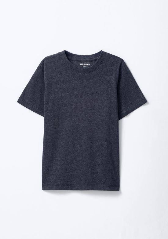 Foto do produto: Camiseta Básica Infantil Menino Manga Curta Slim - Cinza