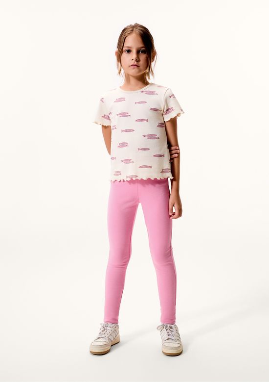Foto do produto: Calça Legging Básica Infantil Menina Tradicional - Rosa
