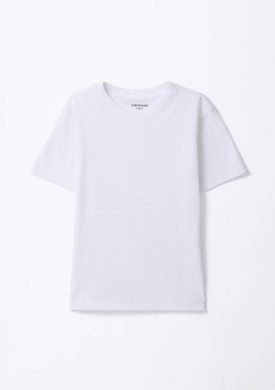 Foto do produto: Camiseta Básica Infantil Menino Manga Curta Slim - Branco