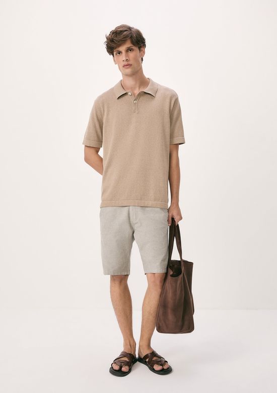 Foto do produto: Bermuda Em Sarja Masculina Chino - Cinza