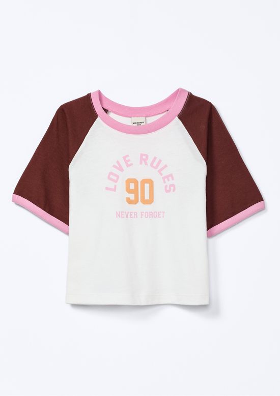 Foto do produto: Blusa Infantil Menina Com Estampa - Marrom