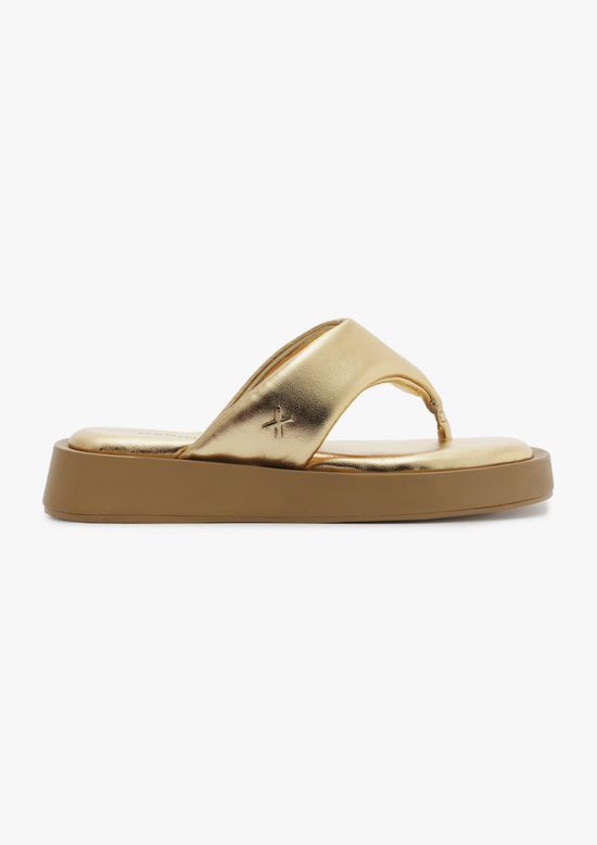 Foto do produto: Sandália Solar Hering Flatform Feminina - Dourado