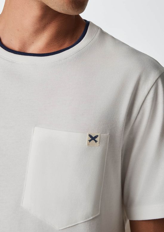 Foto do produto: Pijama Curto Masculino Com Bolso - Off white