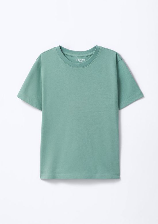 Foto do produto: Camiseta Básica Infantil Menino Manga Curta Slim - Verde