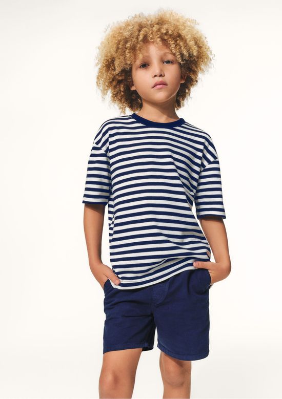 Foto do produto: Shorts Infantil Menino Em Sarja - Azul