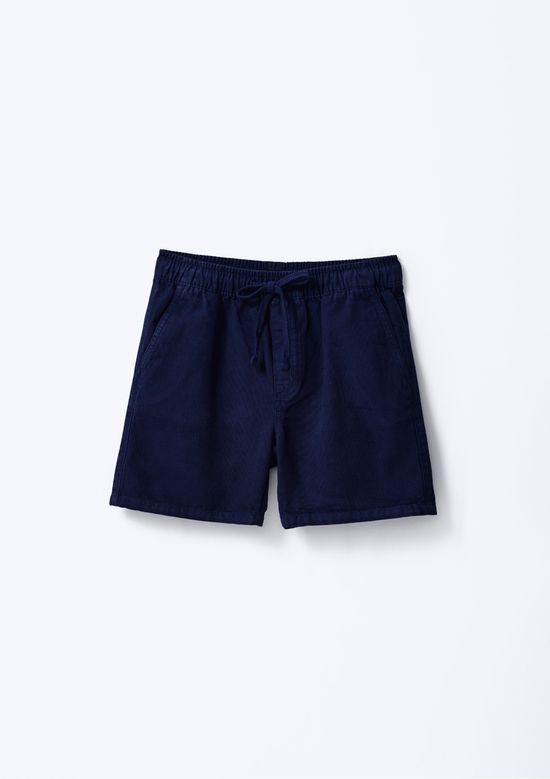 Foto do produto: Shorts Infantil Menino Em Sarja - Azul