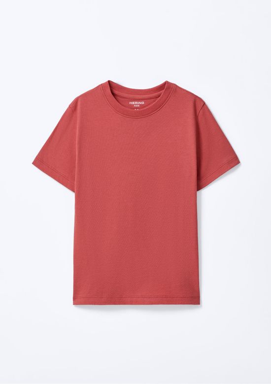Foto do produto: Camiseta Básica Infantil Menino Manga Curta Slim - Vermelho