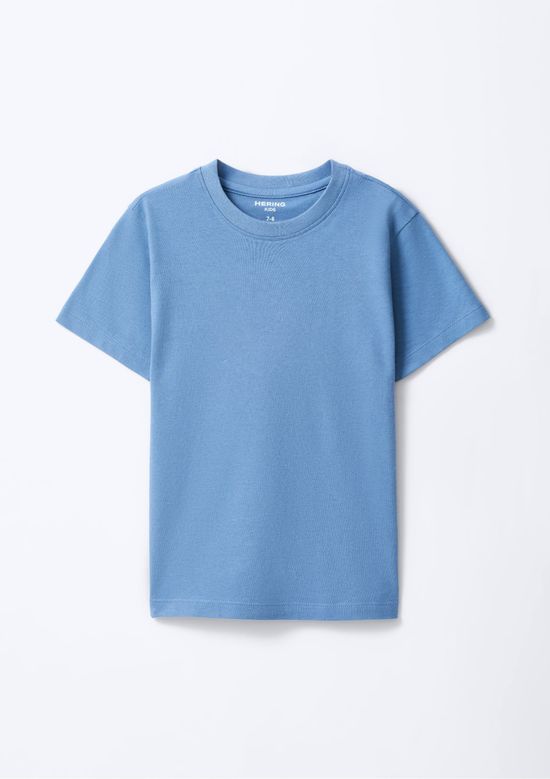 Foto do produto: Camiseta Básica Infantil Menino Manga Curta Slim - Azul