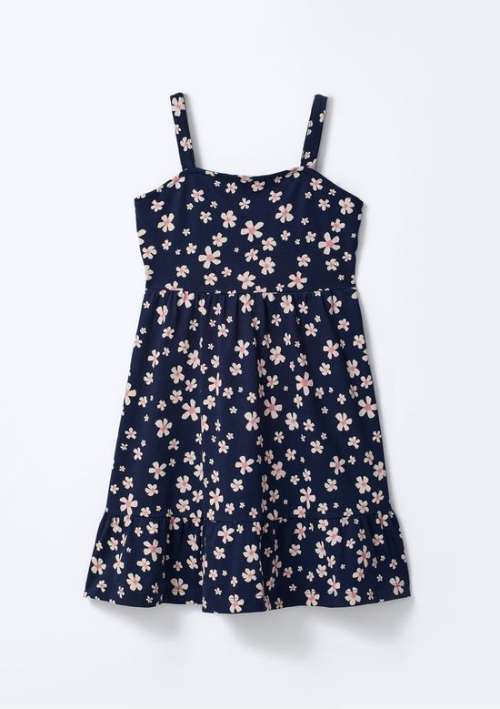 Foto do produto: Vestido Curto Infantil Toddler Super Cotton Estampado - Azul