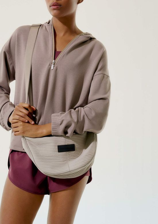 Foto do produto: Bolsa Feminina Meia-lua - Cinza