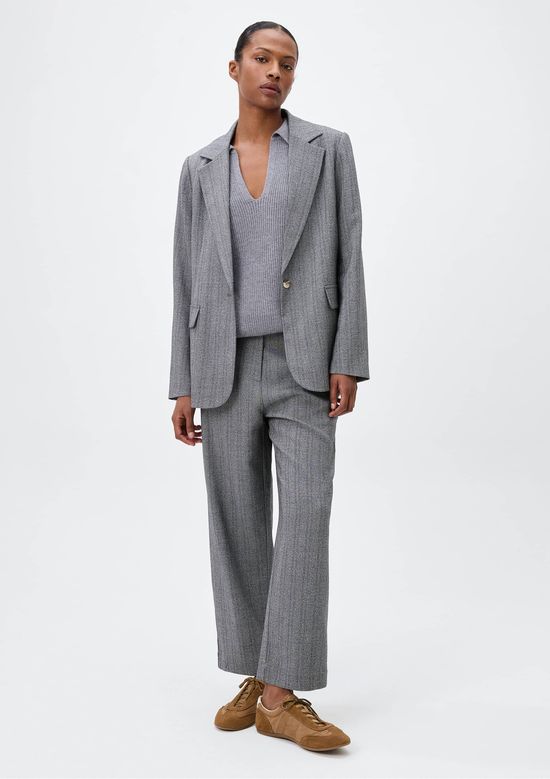 Foto do produto: Blazer Feminino Mesclado - Cinza