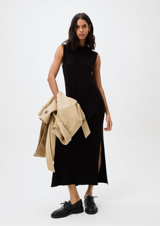 Foto do produto: Vestido Midi Em Tricô - Preto