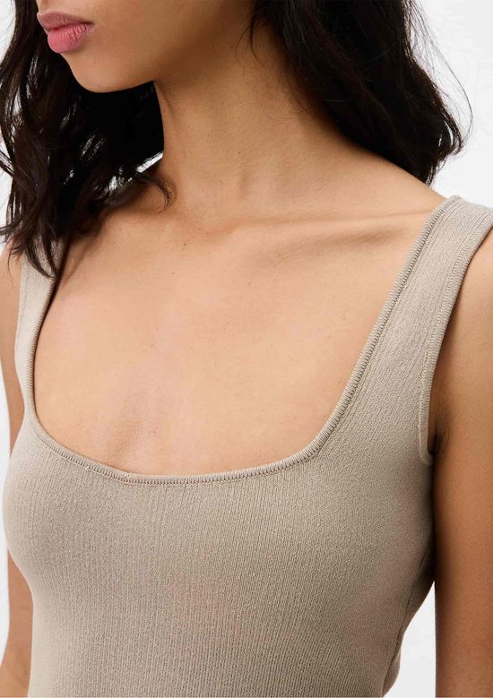 Foto do produto: Top Feminino Em Tricô - Bege