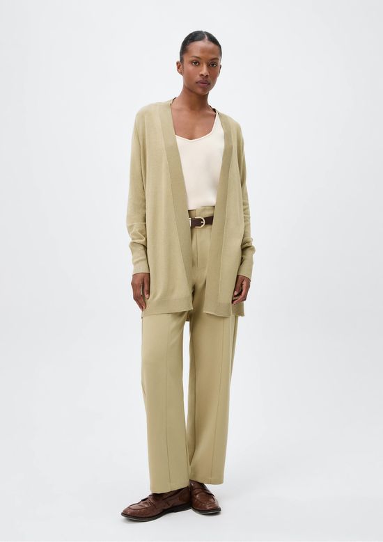 Foto do produto: Cardigan Feminino Em Tricô Leve - Caqui