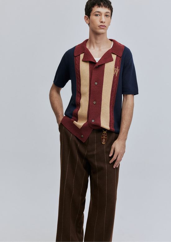Foto do produto: Polo Unissex Em Tricô Com Bordado Hering + Welcome - Azul
