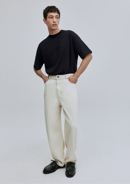Foto do produto: Calça Jeans Baggy Hering + Welcome - Off white
