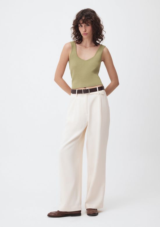 Foto do produto: Top Feminino Em Tricô - Bege