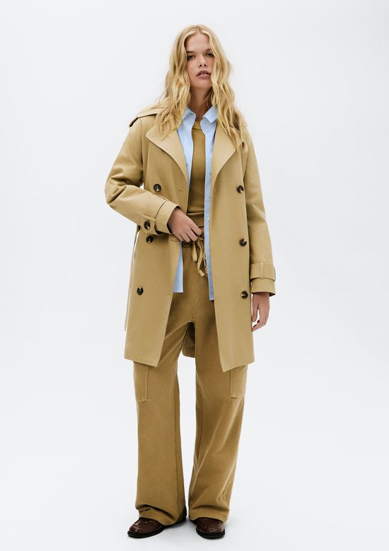 Foto do produto: Casaco Trench Coat Feminino - Caqui