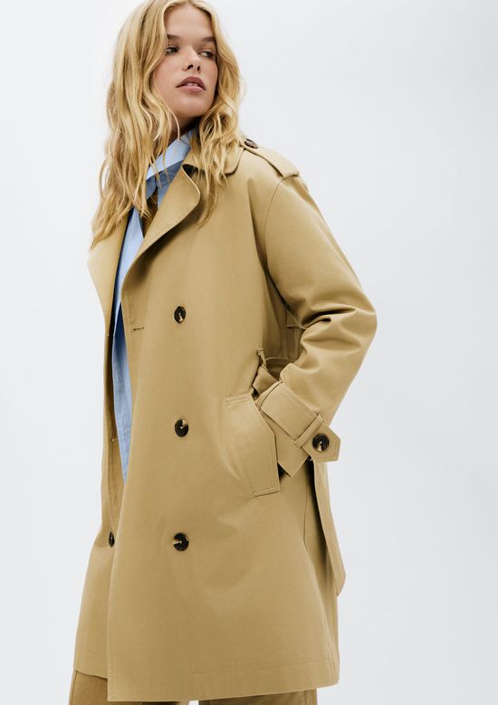 Foto do produto: Casaco Trench Coat Feminino - Caqui