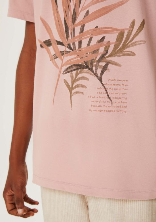 Foto do produto: Camiseta Masculina Manga Curta Com Estampa - Rosa