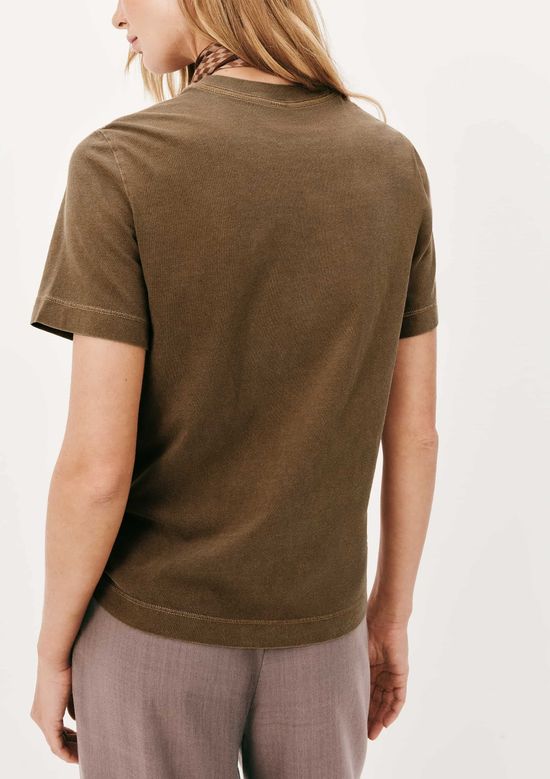 Foto do produto: Camiseta Básica Feminina Estonada Soft - Marrom