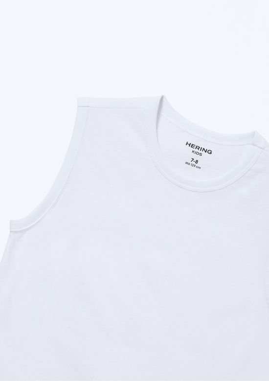 Foto do produto: Regata Básica Infantil Menino Regular - Branco