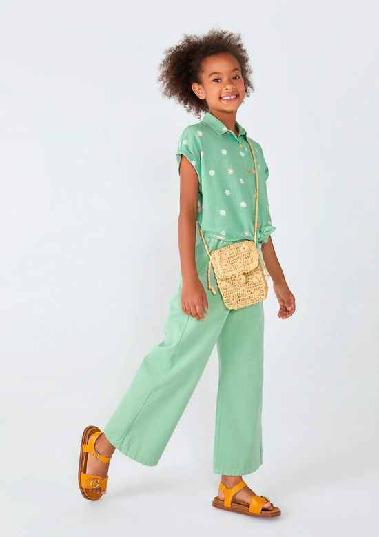 Foto do produto: Bolsa Infantil Menina Em Palha  - Bege