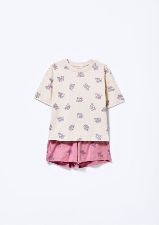 Foto do produto: Pijama Infantil Menina Box Estampado - Off white