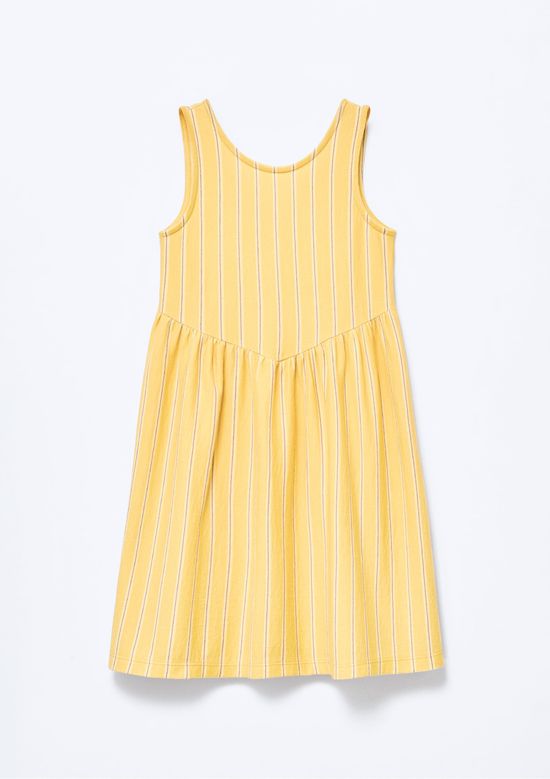 Foto do produto: Vestido Infantil Fio Tinto Evasê - Amarelo