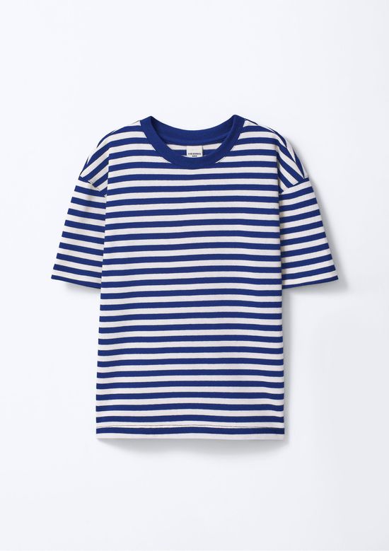 Foto do produto: Camiseta Infantil Menino Fio Tinto Oversized - Azul